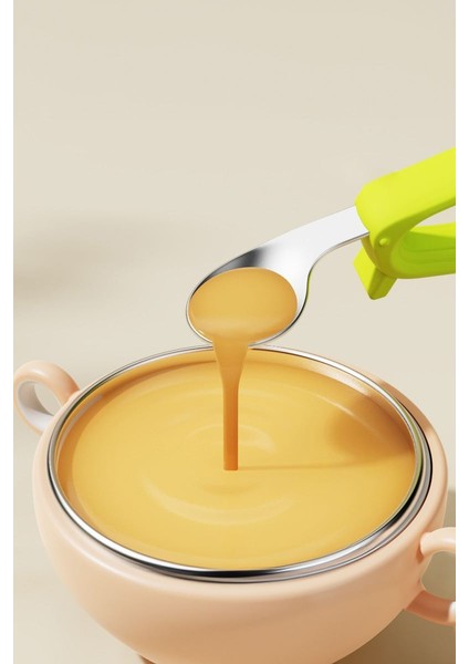 304 Paslanmaz Çelik Bebek Çocuk Kaşık ve Çatal Set CIN769