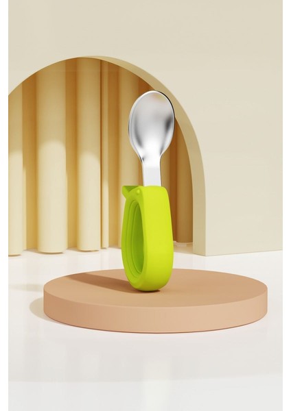 304 Paslanmaz Çelik Bebek Çocuk Kaşık ve Çatal Set CIN769