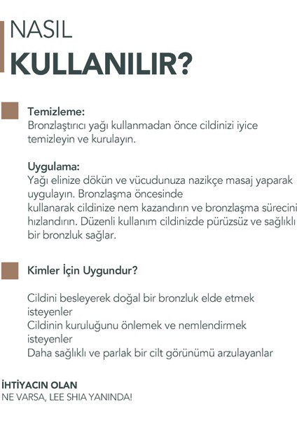 Yoğun Bronzlaştırıcı Yağ 150 ml indirimleri