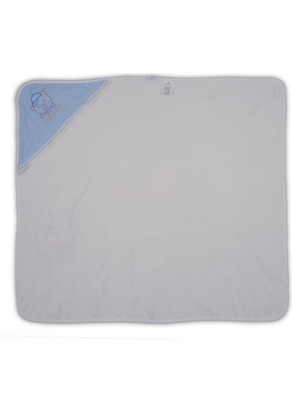 Başlıklı Şapkalı Ayı Erkek Bebek Soft Battaniye
