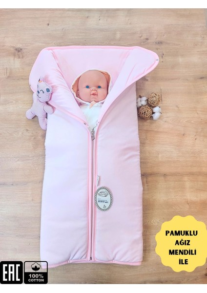 Kadife Kız Bebek Fermuarlı Battaniye
