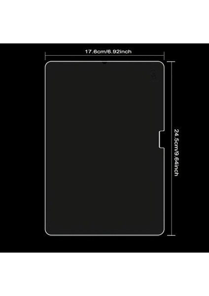 Apple iPad 11.nesil A16 (A3354-A3355) Uyumlu Tam Koruma Nano Esnek Tablet Kırılmaz Ekran Koruyucu
