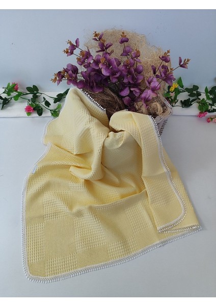 Bebek Battaniyesi Bebek Örtüsü Puset Örtüsü Çok Amaçlı Bebek Pikesi Mevsimlik Hediyelik 80X90 cm