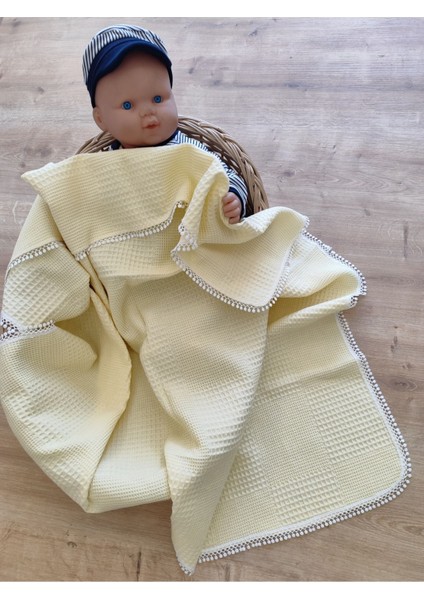 Bebek Battaniyesi Bebek Örtüsü Puset Örtüsü Çok Amaçlı Bebek Pikesi Mevsimlik Hediyelik 80X90 cm indirimleri