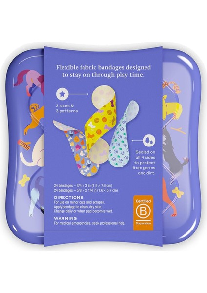 Karışık Ölçülerde Renkli Yara Bandı 48 Adet fiyatları