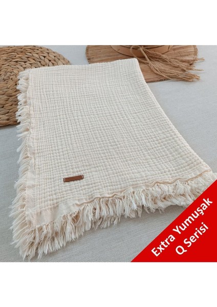 %100 Pamuklu 4 Kat Müslin Bebek Battaniyesi 90X120 cm - Mevsimlik Bebek Örtüsü - Oscar modelleri