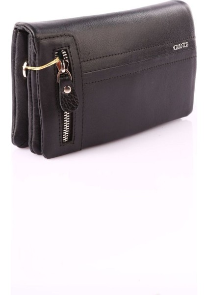 Şık Siyah Erkek Portföy Çanta, Hafif ve Dayanıklı Hakiki Deri Tasarımı modelleri