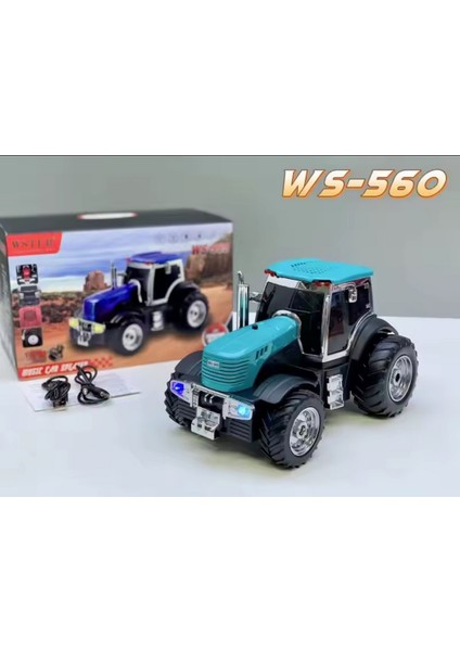 Wster WS-560 Traktör Görünümlü Taşınabilir Kablosuz Bluetooth Hoparlör ve Radyo fiyatları