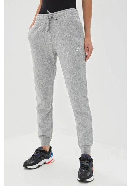 Sportswear Clup Fleece Jogger Standart Kesim Kadın Gri Eşofman Altı