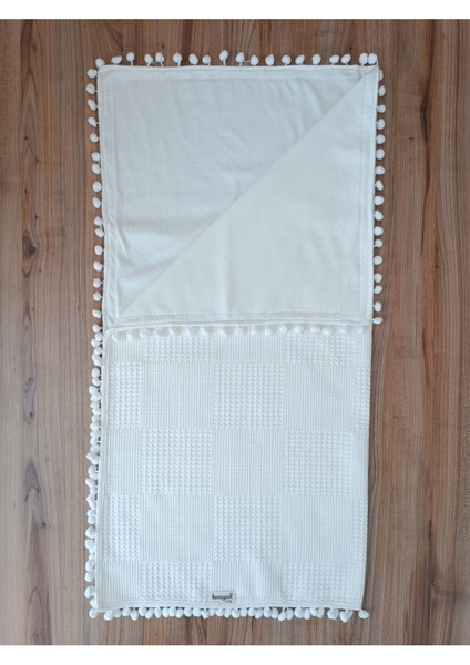Kız Erkek Bebek Battaniyesi Pike %100 Pamuklu Doğal Organik Uyku Çift Taraflı Örtü 86X86CM modelleri