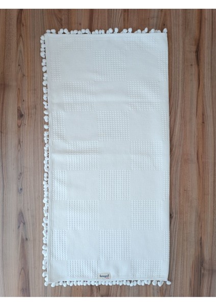 Kız Erkek Bebek Battaniyesi Pike %100 Pamuklu Doğal Organik Uyku Çift Taraflı Örtü 86X86CM fırsatları