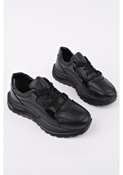 Fortuna Bağcıklı Deri Kalın Taban Erkek Günlük Sneaker Spor Ayakkabı