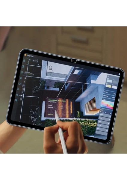 Apple iPad A16 11.nesil (A3354-A3355) ile Uyumlu Temperli Kırılmaz Cam Ekran Koruyucu