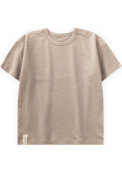 Basic Bebe T-Shırt 0-3 Yaş Bej