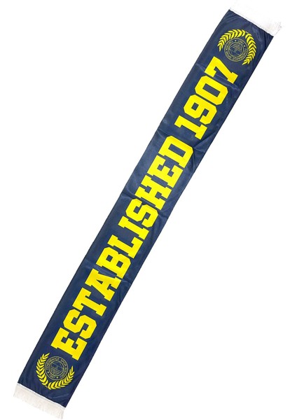 Orijinal Lisanslı Established 1907 Fenerbahçe Saten Şal Atkı
