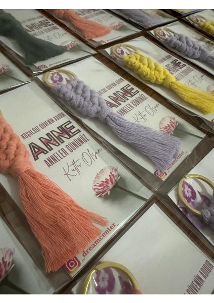 100'lü Makrome Anahtarlık Düğün,nişan,kına,parti,doğum Günü,mevlüt Hatırası Hediyelik Anahtarlık fiyatları