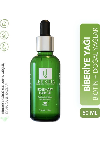 Biberiye Ve Biotin Kompleksi 50 Ml - Yıpranmış Ve Dökülen Saçlar Için Hızlı Uzatıcı Saç Bakım Yağı