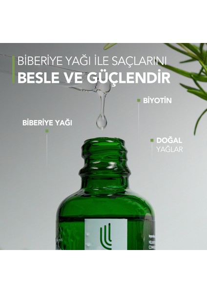 Biberiye Ve Biotin Kompleksi 50 Ml - Yıpranmış Ve Dökülen Saçlar Için Hızlı Uzatıcı Saç Bakım Yağı fiyatları
