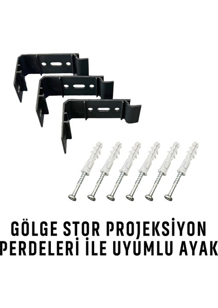 Projeksiyon Perdesi Için Duvar ve Tavana Uyumlu Özel Ayak