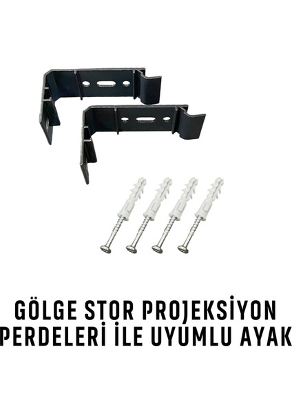 Projeksiyon Perdesi Için Duvar ve Tavana Uyumlu Özel Ayak