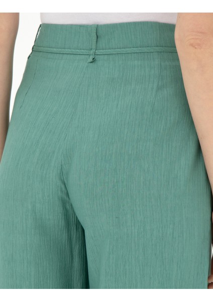 Kadın Yeşil Kanvas Pantolon 50301266-VR054