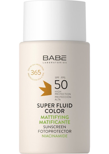 Super Fluid Color Mattifying Spf 50 50 ml