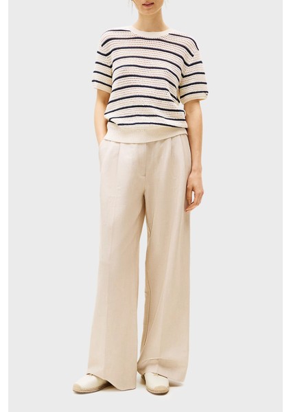 % 100 Deri Yuvarlak Burun Espadril Bayan Espadril FW0FW08540 Acj fiyatları