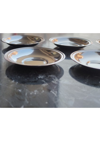 Çelik Çay Tabak Sade Model 0,60 Kalınlık Kahveci fiyatları