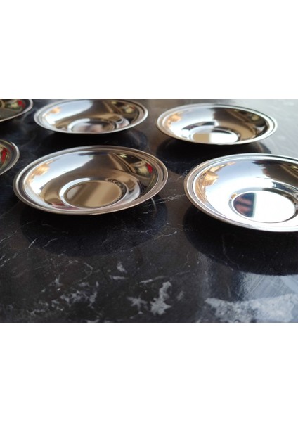 Çelik Çay Tabak Sade Model 0,60 Kalınlık Kahveci modelleri