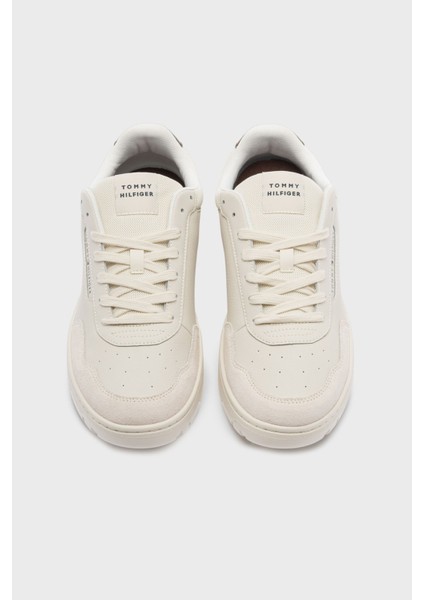 Deri Karışımlı Logolu Sneaker Ayakkabı Erkek Ayakkabı FM0FM05467 Af3