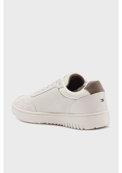 Deri Karışımlı Logolu Sneaker Ayakkabı Erkek Ayakkabı FM0FM05467 Af3