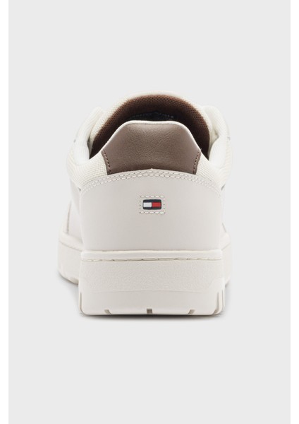 Deri Karışımlı Logolu Sneaker Ayakkabı Erkek Ayakkabı FM0FM05467 Af3