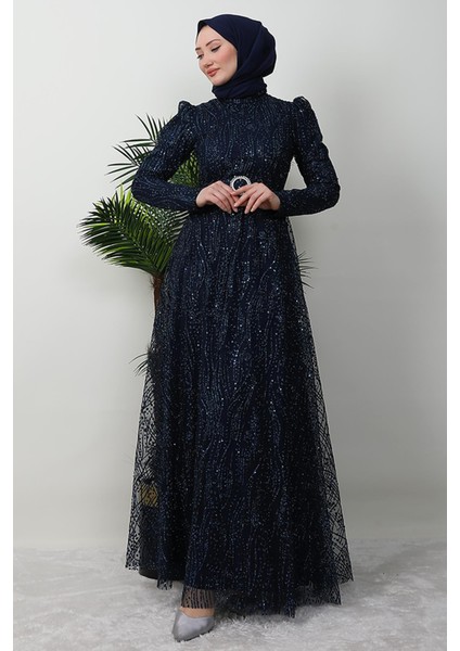 Nilda Simli Abiye Bordo fiyatları