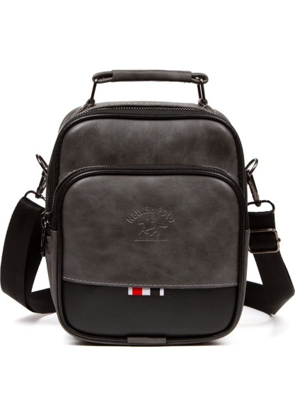 Şık gri el ve omuz çantası, günlük kullanım için ideal, suni deri tasarım fiyatları