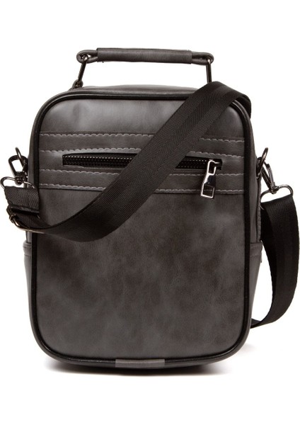 Şık gri el ve omuz çantası, günlük kullanım için ideal, suni deri tasarım indirimleri