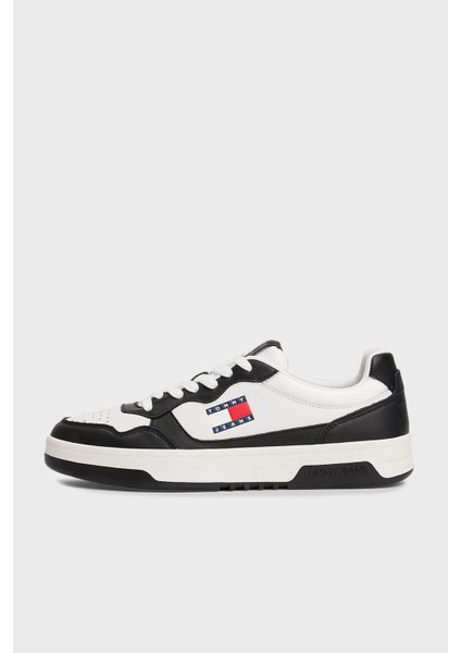 Deri Logolu Sneaker Ayakkabı Erkek Ayakkabı EM0EM01443 Ybl