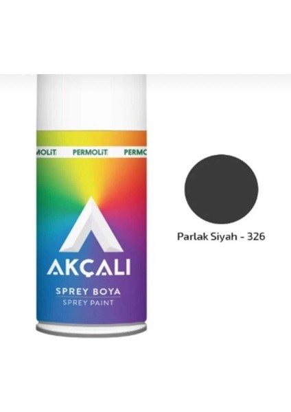 Tampon Sprey Boya 400 Ml/ Parlak Siyah 326-RAL 9005