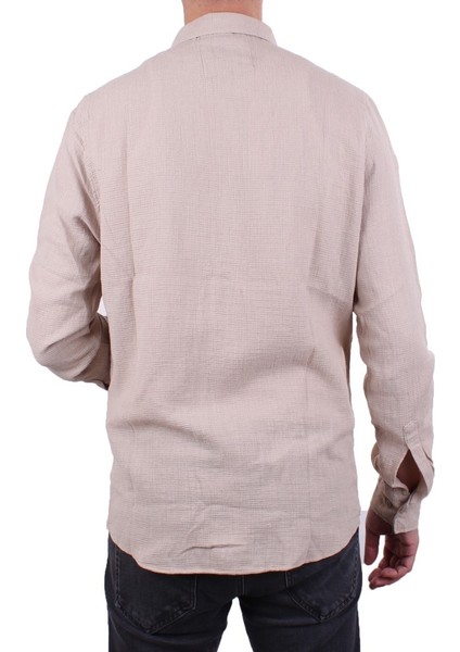 DMG23-128281 Taş Günlük Normal Kalıp Uzun Kol Erkek Gömlek fırsatları