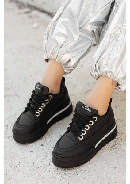 Gizli Ökçe Kendir Bağcık Taban Taşlı Gizli Topuk Deri Tozu Ortopedik Hafif Kadın Spor Ayakkabı