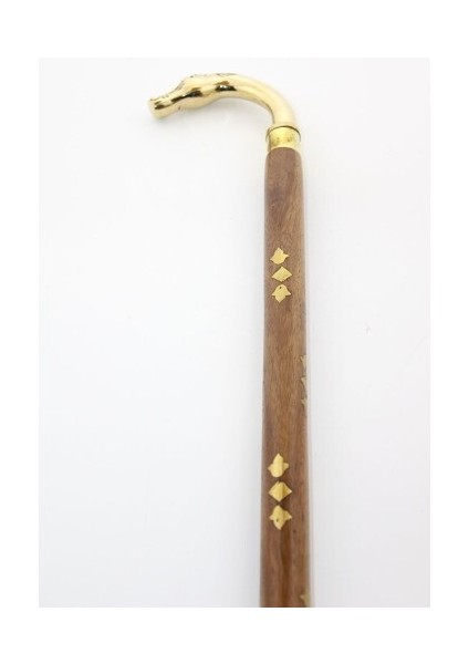 Pirinç At Büstü Baston Model 2