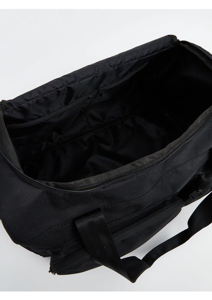 Şık ve hafif siyah spor çantası, dayanıklı polyester tasarım fırsatları