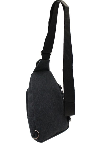 Şık ve hafif siyah çapraz çanta, canvas tasarım, tarzınızı tamamlar fırsatları