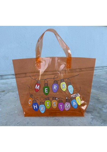 Turuncu PVC Çanta, dayanıklı ve şık orta boy taşıma ürünü