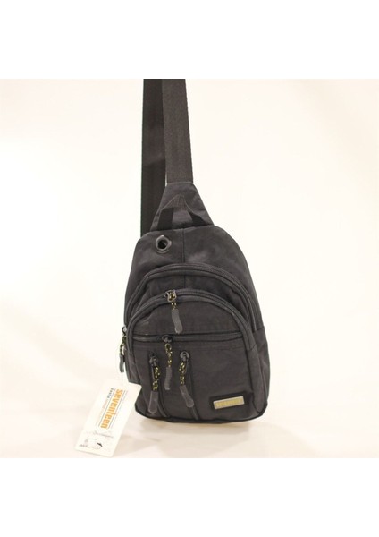 Şık Siyah Erkek Bel Çantası, Rahat ve Kullanışlı Tekstil Tasarımı fiyatları