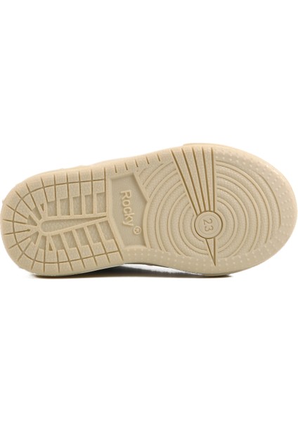 Siyah Keten Bilek Boy Cırtlı Çocuk Sneaker 7465 B