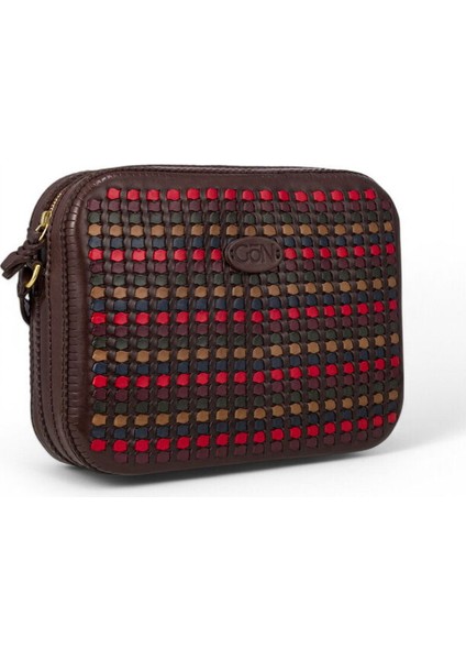 Rot Kahve Deri/renkli Kadın Çapraz Askılı Çanta 186 Rot fiyatları