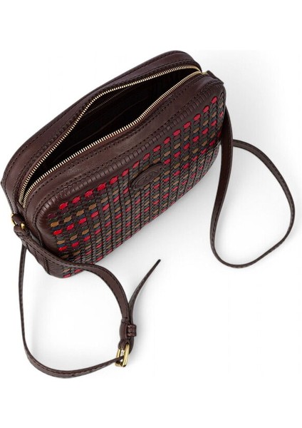 Rot Kahve Deri/renkli Kadın Çapraz Askılı Çanta 186 Rot fırsatları