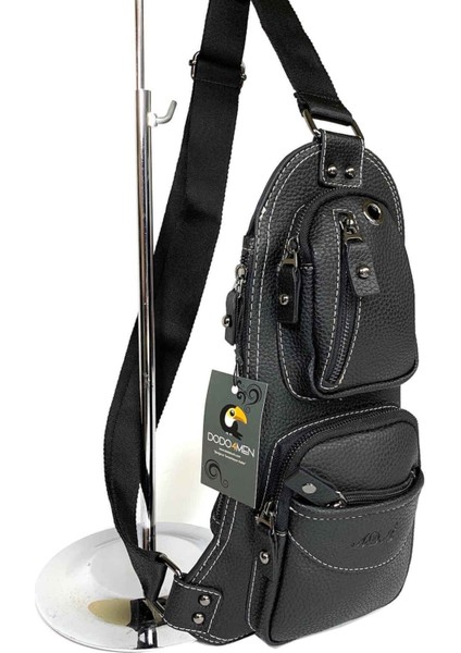 Erkek Siyah Cepli Çapraz Omuz Çantası modelleri