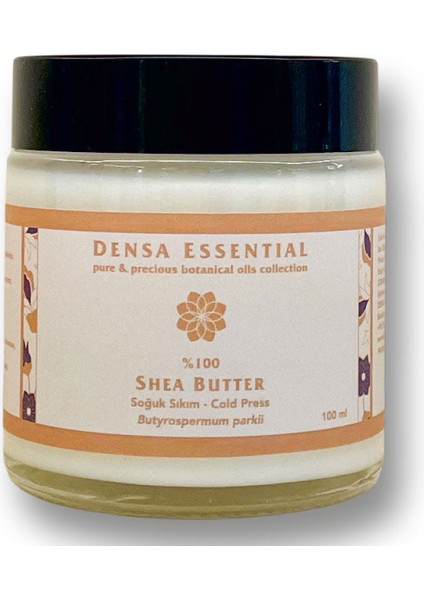 Densa Essential Soğuk Sıkım Shea Butter Yağı 100 ml