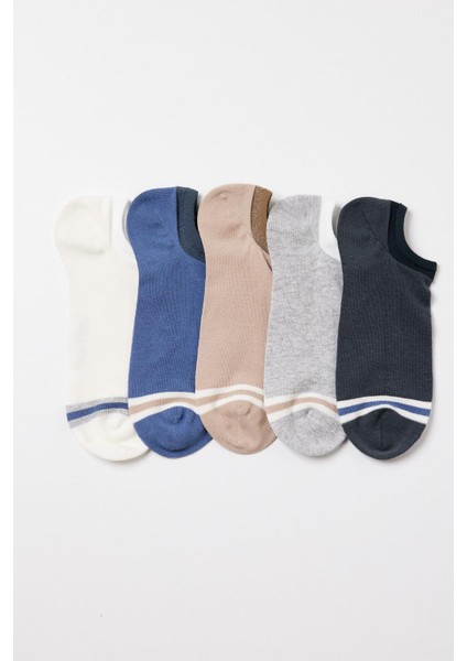 Erkek 5'li Paket Step Çorap